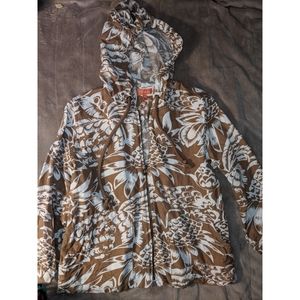 Relax Zip Up Hoodie Jacket Size M